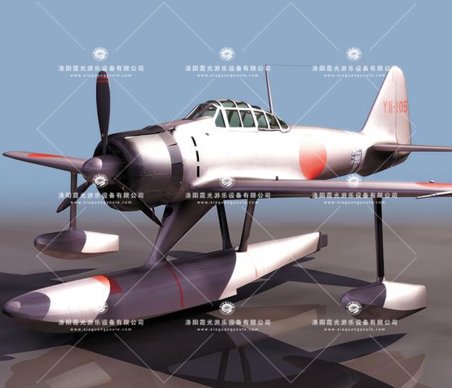 丽江3D模型飞机_
